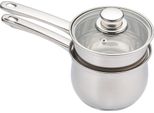 Kitchencraft - Piano Cottura A Induzione / Pentola Doppia A Bagnomaria In Confezione Regalo De, Acciaio Inox, 16 Cm
