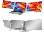 Tragbare Monitore mit zwei Bildschirmen 15,6-Zoll-Display Verstellbarer Bildschirm-Extender für 12-18,5-Laptops