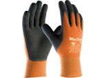 12 Paia Di Guanti In Maglia Acrilica/Poliestere Maxitherm® (30-201 Hct), Taglia 10