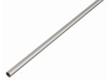 Alberts 497729 Tubo Rotondo, Alluminio, Anodizzato Argento, 1000 X 30 X 2 Mm, Set Da 2