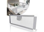 Fiqops Protezione Letto Bambini 200Cm Protezione Anticaduta Letto Bambini, Spondina Regolabile In Altezza Per Letto Famiglia E Culla