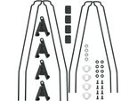 Sks Set Di Aste Parafango Stile Bluemels 46 Mm Completo