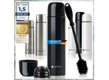 Borraccia Thermos A Doppia Parete Nera 500 Ml