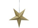 Clayre & Eef Stella Appesa 30X10X30 Cm Carta Color Oro