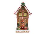 Clayre & Eef Casa Di Pan Di Zenzero 18X14X31 Cm Plastica Marrone
