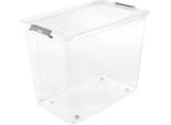 Keeeper 1100400100000 Keeeper Box "Leo"", 74 Litri, Trasparente"