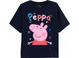 Peppa Pig - Maglietta "Classic"" Per Bambina TV2375 (104) (Blu Navy)"