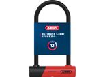Abus U-Lock Ultimate 420K Con Porta Lucchetto Ush - Lucchetto Per Bicicletta Maneggevole E Robusto Con Pratico Supporto Per Il Trasporto - Accessori Per Biciclette - Variante 150HB230 - Grillo Alto 230 Mm