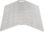 Rampa Per Soglia Di Porta In Alluminio Clanmacy Lunga 60 Cm, Soglia Per Rampa Per Sedie A Rotelle A Ponte Portatile, Rampa A Ponte Portata 270 Kg Con Maniglie