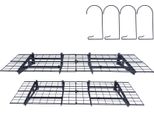 Succebuy Scaffalatura Da Garage 4 X 2 Piedi - Confezione Da 2. Montaggio A Parete Per Impieghi Gravosi. Capacità Di Carico Totale Di 500 Libbre. Ideale Per Il Magazzino Del Garage, L'officina E Il Capannone.