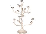 Portacandele Clayre & Eef Ø 39X51 Cm Metallo Beige
