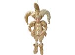 Clayre & Eef Ciondolo Decorativo Elf 14X10X38 Cm Tessile Beige