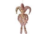 Clayre & Eef Ciondolo Decorativo Elfo 20X8X37 Cm Rosa Tessile