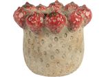 Vaso Da Fiori Clayre & Eef Ø 19X16 Cm Beige Terracotta