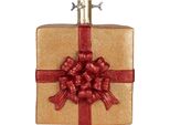 Clayre & Eef Supporto Per Albero Di Natale Regalo 26X25X32 Cm Materiale Ceramico Color Oro
