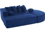 Aiorber Divano Moderno Modulare Cloud, Divano Letto A 5 Posti, Ciniglia, Confortevole, Senza Montaggio, Flessibile E Versatile, Cuscini Inclusi, Blu