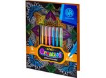 Mandala Metallic Colouring Set 16 Libri Da Colorare E 6 Pennarelli Creativo Astra