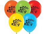 Palloncini Auto Da Corsa 12'' 5 Pz Godan