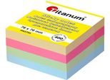 Pastello Note Adesive Autoadesive 76X76 Mm Cubo Titanum