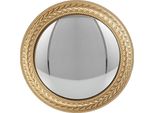 Clayre & Eef Specchio A Bolla Ø 13X2 Cm Plastica Color Oro