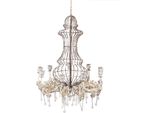Candeliere Clayre & Eef Ø 69X93/137 Cm Metallo Beige