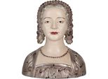 Clayre & Eef Figura Decorativa Donna 27X15X30 Cm Plastica Beige