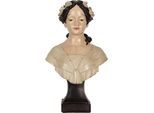 Clayre & Eef Figura Decorativa Donna 18X12X31 Cm Plastica Beige