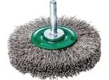 Spazzola Tonda D.80Mm Albero 6Mm Spessore Filo 0,3Mm Va 19Mm 15000Min-¹
