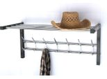 Appendiabiti Da Parete Con Ripiano Per Cappelli Art.389 Appendiabiti Da 70 Cm Ganci Per Cappotti Ganci Per Scaffali Da Parete