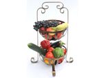 Cesto Portafrutta Etagere 10-320 Cesto Per Verdura 62 Cm Scaffale Da Cucina Con 2 Cesti Cesto Per Fruttiera