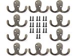 Dandibo 10X Ganci Da Parete Appendiabiti 4,2 Cm Metallo Ottone Ganci Appendiabiti