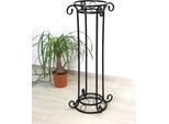 Dandibo Colonna Di Fiori In Metallo Nero 97 Cm Portafiori KW042 Sgabello Per Fiori Portafiori Colonna Per Piante