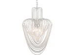 Lampadario Clayre & Eef Ø 58X100 Cm Ferro Color Argento