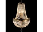 Lampadario Clayre & Eef Ø 40X70/184 Cm In Ferro Trasparente
