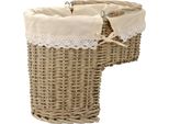 Cesto Portaoggetti Clayre & Eef 40X26X34 Cm Beige Rattan