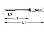 Ks Tools Raschietto A Cucchiaio Triangolare 265 Mm - 150.3249
