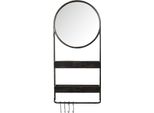 Specchio Clayre & Eef 38X89 Cm Ferro Nero