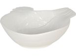 Zuppiera Clayre & Eef 23X26X7 Cm Gallo In Vetroceramica Bianca