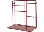 Clayre & Eef Mensola A Muro 59X33X63 Cm Ferro Rosso