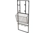 Portabottiglie Clayre & Eef 32X12X82 Cm In Metallo Nero