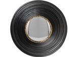 Specchio Clayre & Eef Ø 19 Cm Plastica Nera