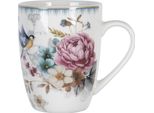 Tazza Clayre & Eef 360 Ml Bianco Rosa Porcellana Fiori