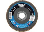 Disco Lamellare Premium Fastcut Ø 125 Mm Grana 60 Acciaio A Gomito, Acciaio Inox Za - Corindone Zirconio