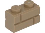 25 Pezzi Lego, Parte C. 98283 In Beige Scuro (Dark Tan)
