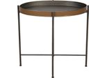 Tavolino Clayre & Eef 69X47X66 Cm In Ferro Marrone