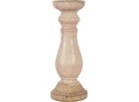 Portacandele Clayre & Eef Ø 14X36 Cm In Vetroceramica Rosa