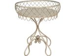 Tavolino Clayre & Eef Ø 55X65 Cm Ferro Beige