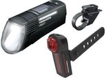 Set Di Illuminazione Ricaricabile Trelock 'Vectorsignal Vision Ls 760/ 740' Con Supporto, Led, Usb, Nero (1 Set)