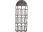 Portabottiglie Clayre & Eef 30X18X83 Cm In Metallo Nero
