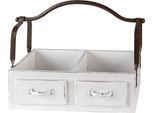 Cestino Clayre & Eef 41X19X29 Cm Legno Bianco